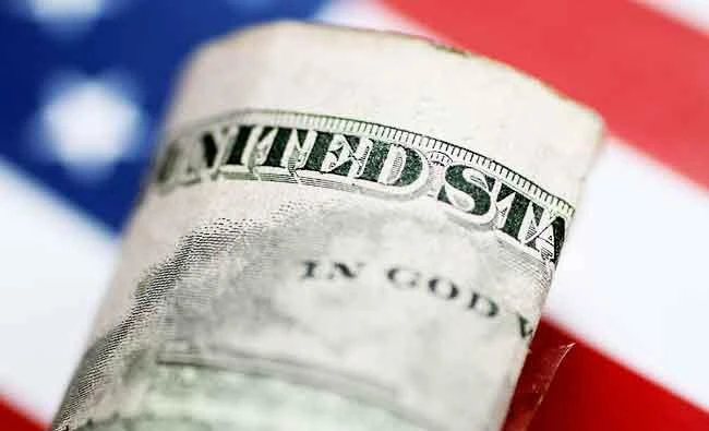 A U.S. five dollar note is seen in this illustration photo taken on June 1, 2017. (REUTERS)