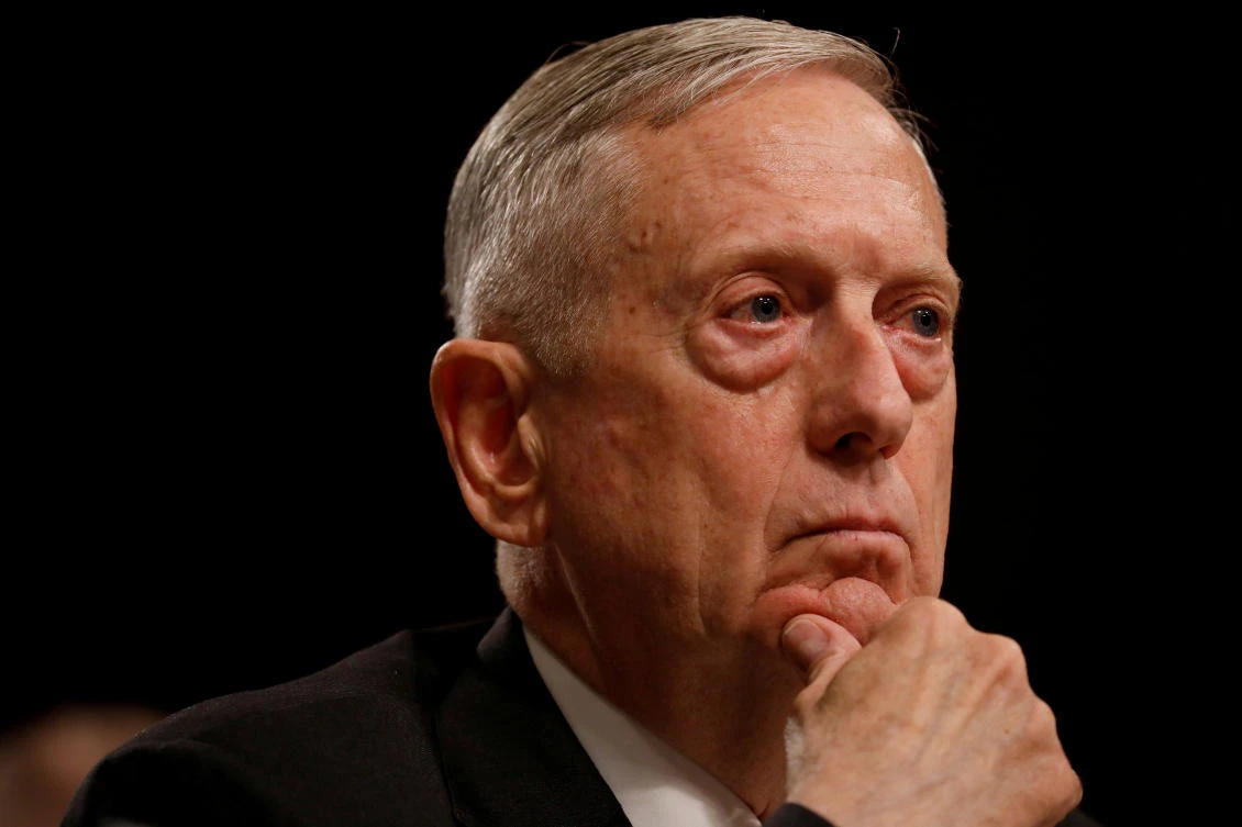 US Defense Secretary James Mattis. (REUTERS)