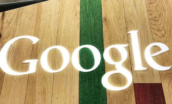 A Google logo is seen in a store in Los Angeles, California, U.S., in this March 24, 2017 photo. (Reuters)