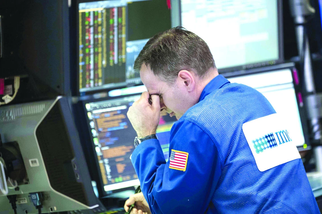 Wall Street stocks tumbled early Thursday as markets continued to digest the Federal Reserve’s moves to tighten
US monetary policy. (AFP)