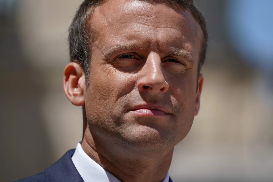 French President Emmanuel Macron. (AFP)