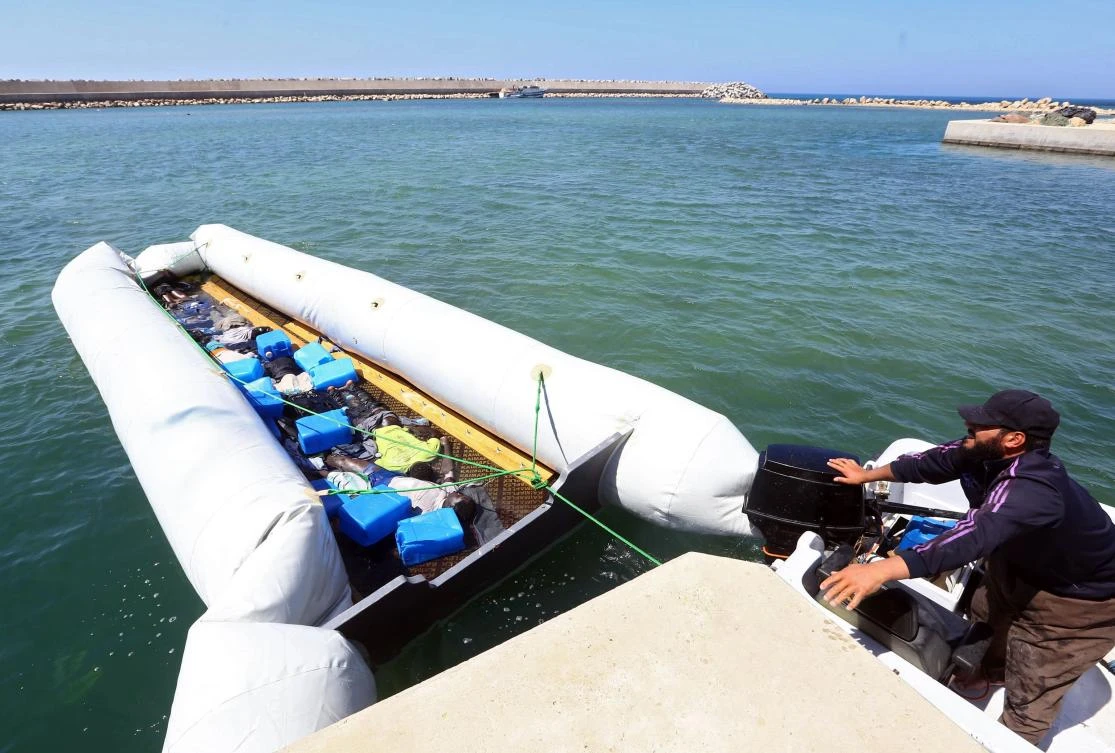 Libya's coast guard intercepted 906 migrants off the western city of Sabratha. (AFP)
