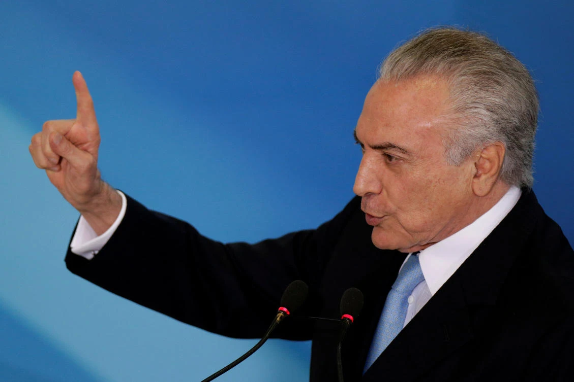 Brazil's President Michel Temer. (Reuters)
