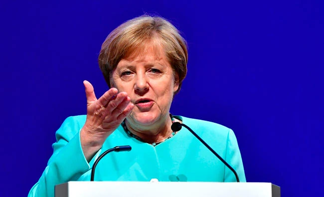 German Chancellor Angela Merkel