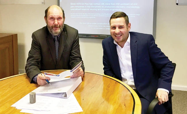 Peter Sanders and Clarke Shepherd have taken on the respective roles of technical manager and global business development director at Oil Plus.
