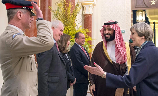 Crown Prince Mohammed bin Salman's appointment was welcomed by world leaders on Wednesday, including British Prime Minister Theresa May. (SPA)