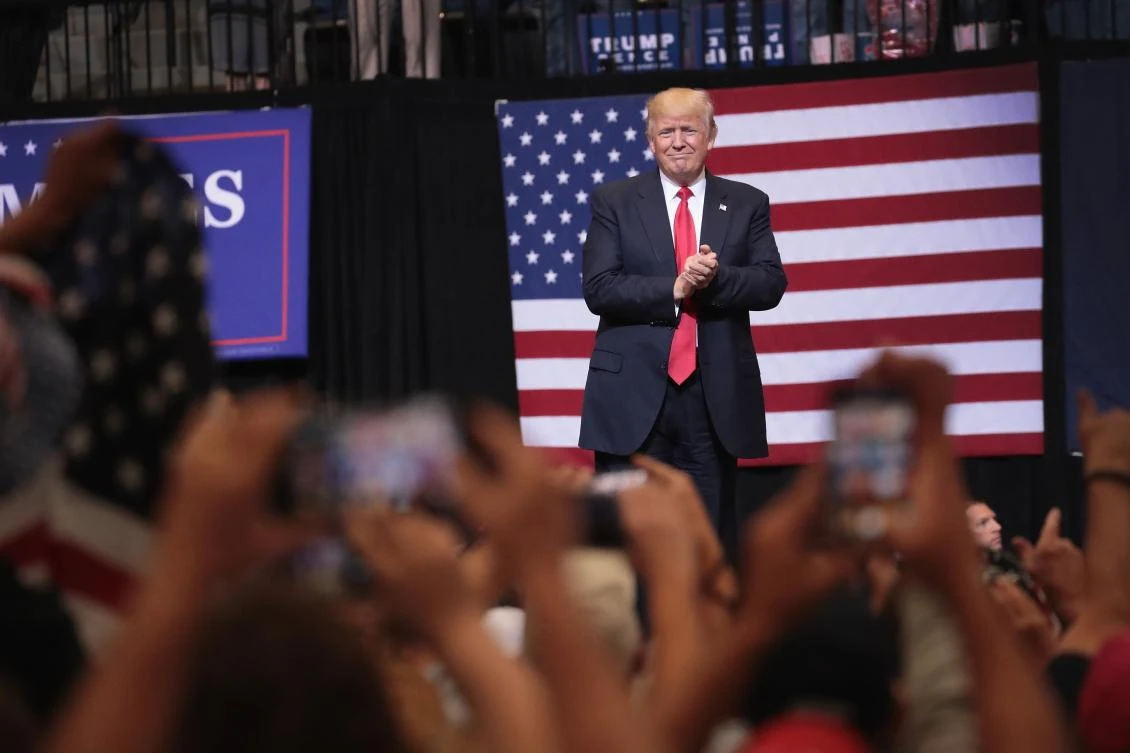 US President Donald Trump. (Scott Olson/Getty Images/AFP)