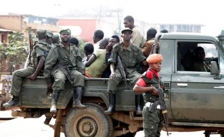 Heavy fighting in northeastern Congo, several wounded.(AFP)