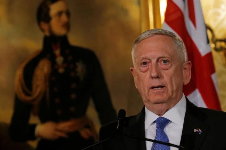 U.S. Secretary of Defence Jim Mattis speaks at a press conference at the Australia-United States Ministerial Consultations (AUSMIN) at Government House in Sydney, Australia, June 5, 2017. REUTERS