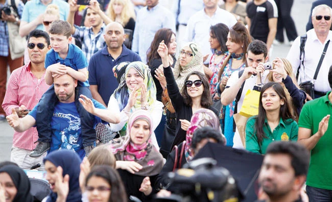Eid in the Square is a popular event in London. (Reuters)