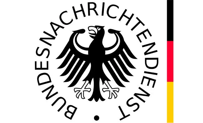 The German intelligence agency BND's logo. (Wikimedia Commons)