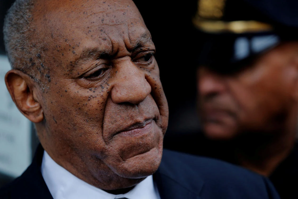 Actor and comedian Bill Cosby departs after a judge declared a mistrial in his sexual assault trial in Norristown, Pennsylvania. (Reuters)