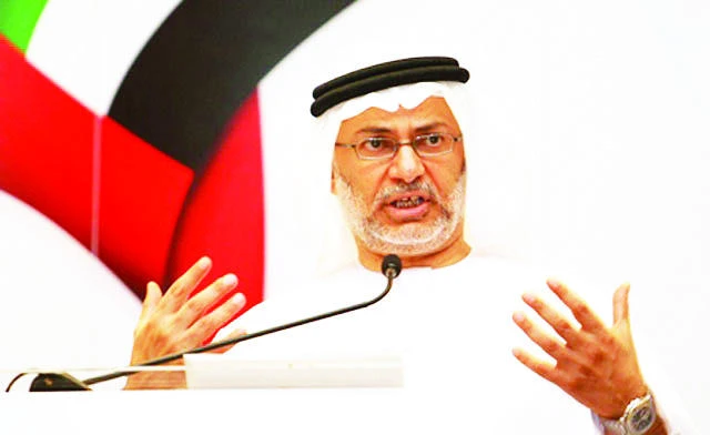Anwar Gargash, UAE state minister for foreign affairs