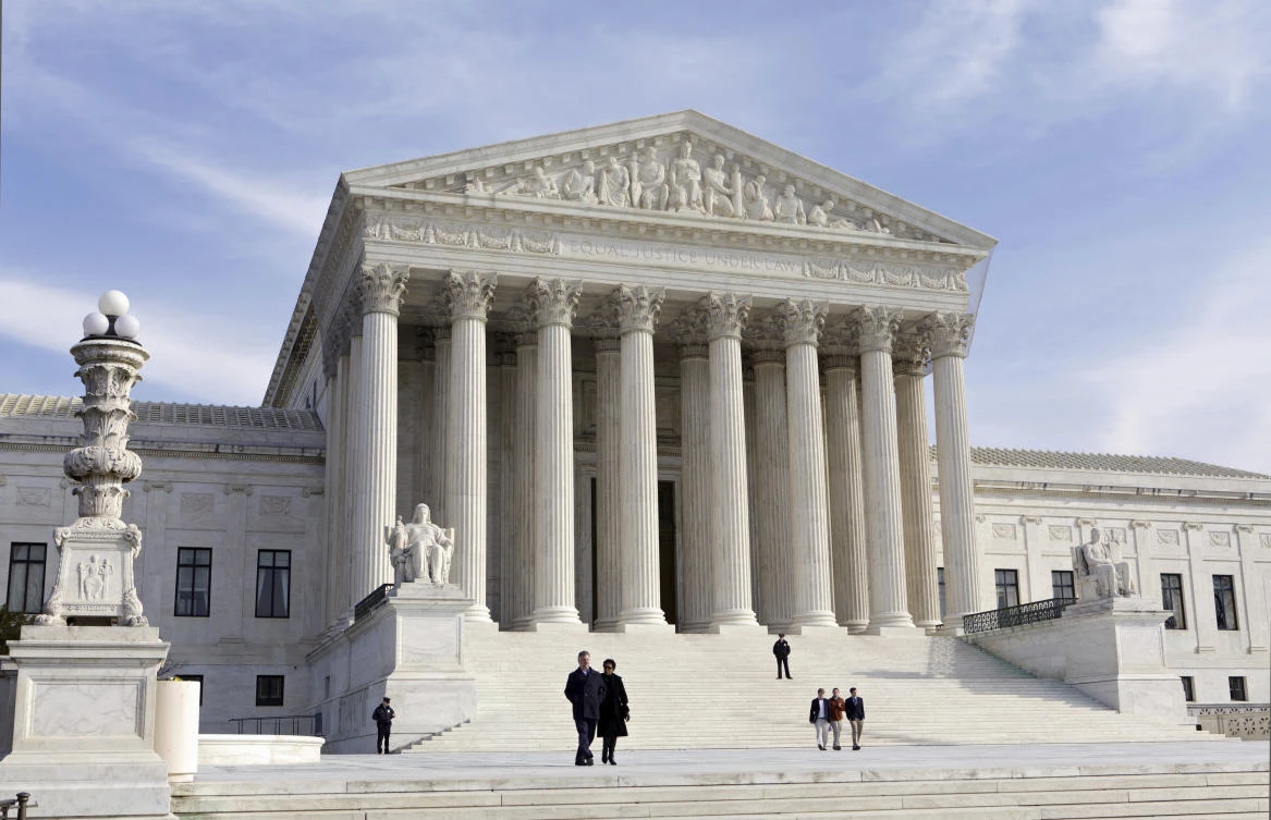US Supreme Court Building in Washington. (AP)