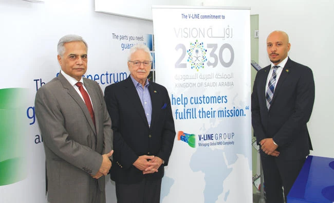 V-LINE EUROPE GmbH has appointed Anas El Arras, right, as chief executive of V-Line Middle East.