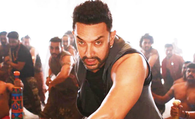 Aamir Khan in the hit wrestling movie “Dangal.”