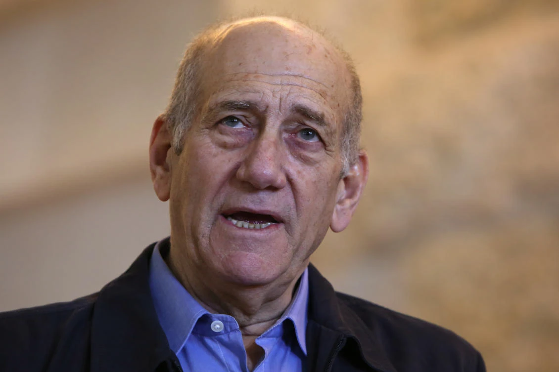 Former Israeli prime minister Ehud Olmert. (AFP)