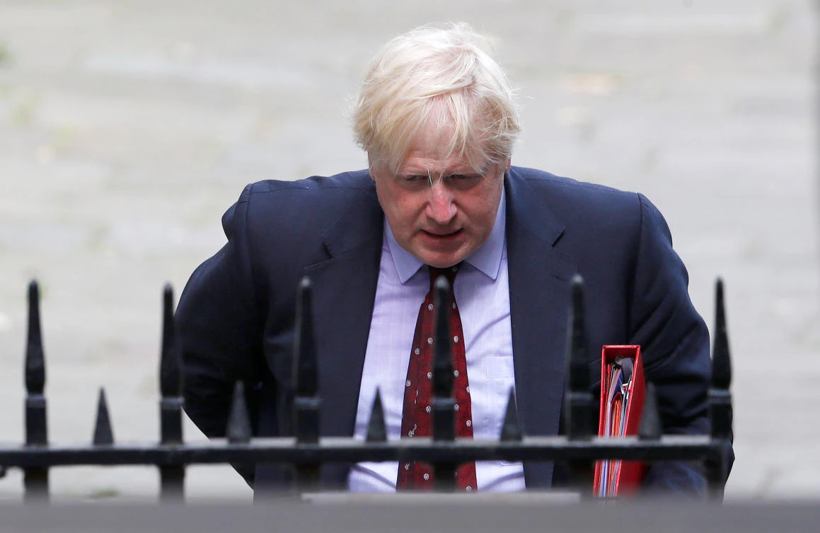 Britain’s Foreign Secretary, Boris Johnson. (REUTERS)