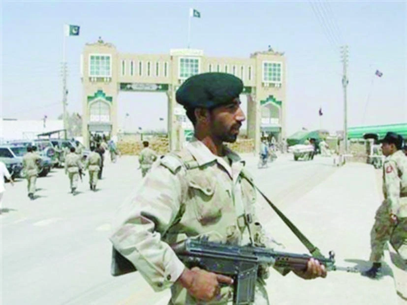 A Pakistani soldier stands guard at the Pak-Afghan border in Chaman in this file photo. (Reuters)