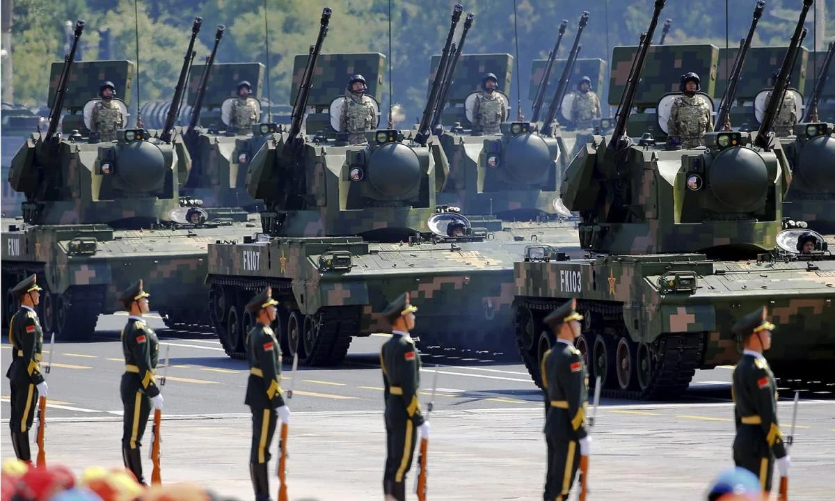 China’s soldiers during a military parade in Beijing in this file photo.(Reuters)