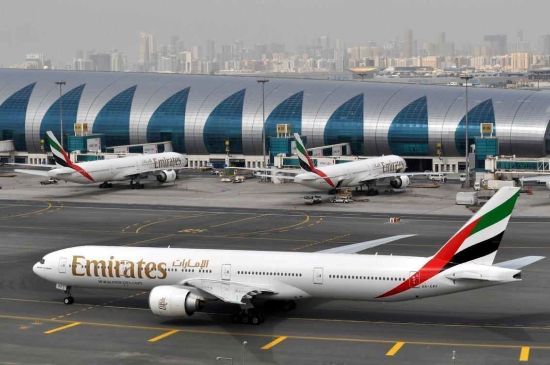Emirates launched daily flights to Tel Aviv in December 2021. These flights “are suspended with immediate effect, until further notice,” the airline said. (AP)