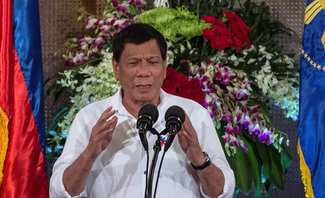 Philippine President Rodrigo Duterte. (AFP)