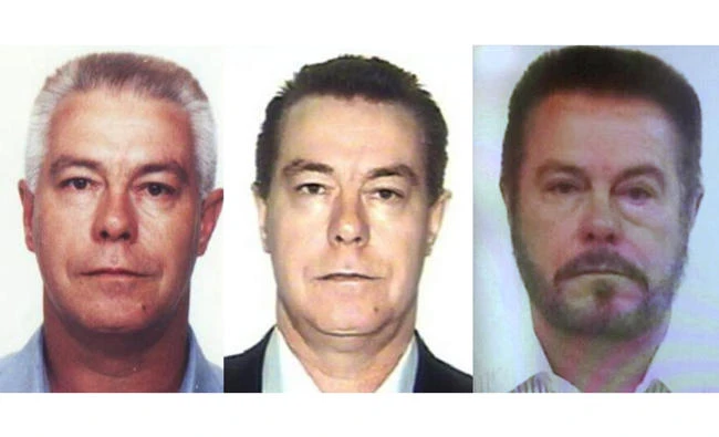 A three portrait sequence of drug kingpin Luiz Carlos da Rocha, nicknamed White Head, considered one of the "drug barons" of Brazil, who was arrested on July 1st, 2017 during the Spectrum Operation. Rocha, who underwent plastic surgery to evade capture for almost 30 years, is believed to be the leader of a massive cocaine empire in South America and was arrested in Sorriso, in the western state of Mato Grosso, a police statement said. (AFP)