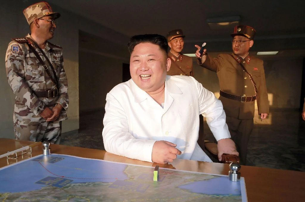 The ballistic missile launch was the latest in a series of provocations that have ratcheted up tensions over the weapons ambitions of the nuclear-armed North, ruled by Kim Jong-Un (AFP)