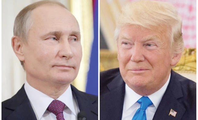 Vladimir Putin and Donald Trump. (Reuters)