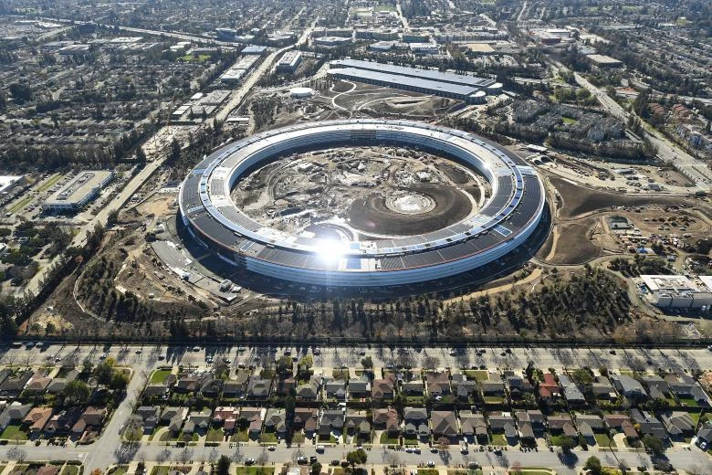 Apple Campus 2 in Cupertino, California, includes a state-of-the-art roof built in Dubai