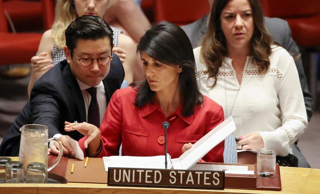 Nikki Haley, US ambassador to the United Nations