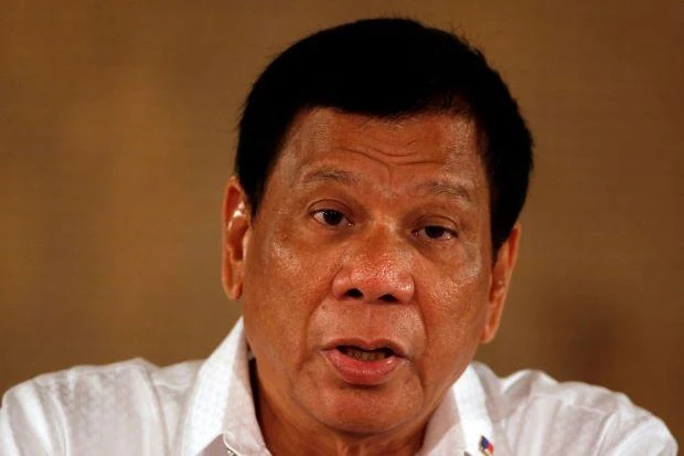 Philippine President Rodrigo Duterte. (Reuters)