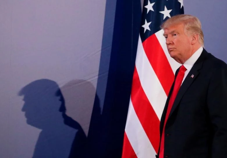 U.S. President Donald Trump leaves after a joint news conference with Polish President Andrzej Duda in Warsaw, Poland July 6, 2017. (REUTERS)