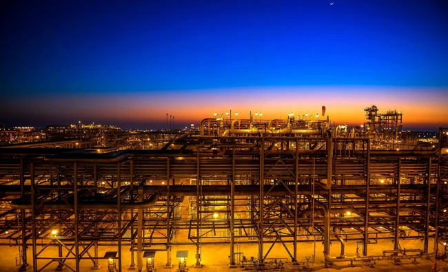 A view shows Saudi Aramco's Manifa oilfield in Saudi Arabia. Traditional oil company activities remain the mainstays of Saudi Aramco’s business, and both performed well in 2016, its annual review released Thursday said. (Saudi Aramco/Handout via Reuters)