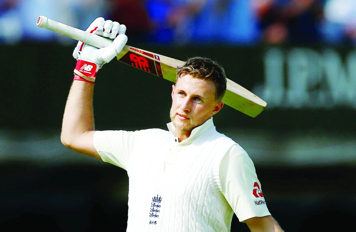 England's Joe Root celebrates his century Thursday during the England vs. South Africa first Test at Lord's. (Reuters)