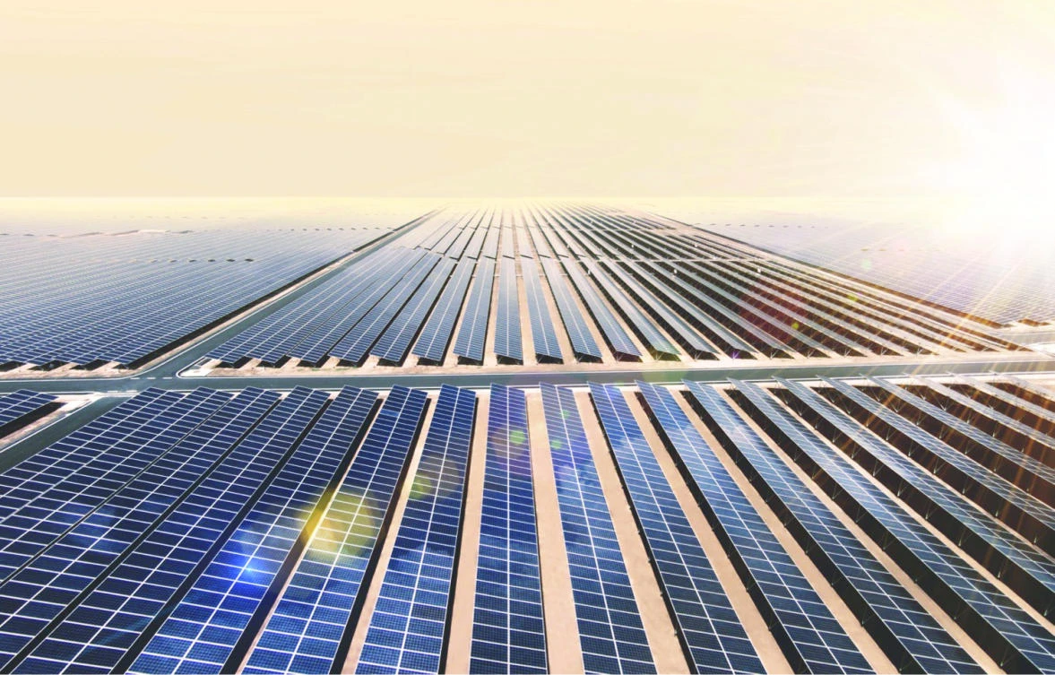 Mohammed bin Rashid Al-Maktoum Solar Park in Dubai.