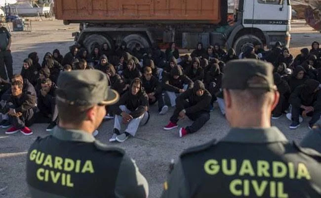 Eight boats carrying 380 people have been rescued in the Western Mediterranean. (AFP)