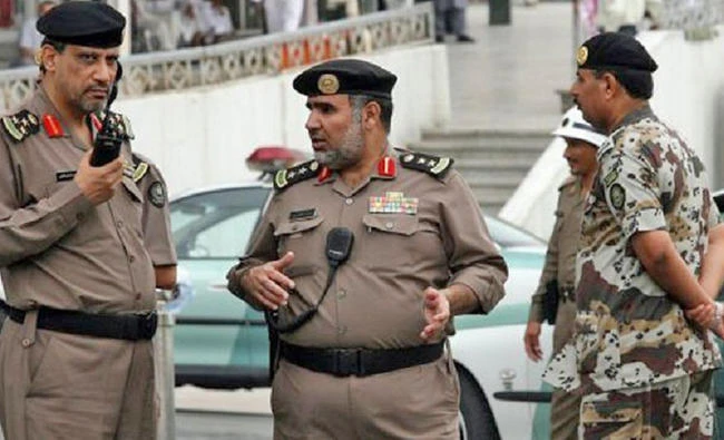 Saudi security forces as seen at the scene of a terror shooting in Qatif. (AFP file photo)