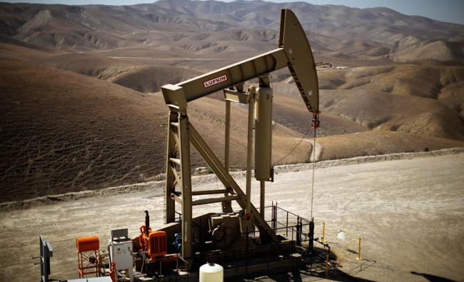 A pumpjack brings oil to the surface in the Monterey Shale, California. (REUTERS file)