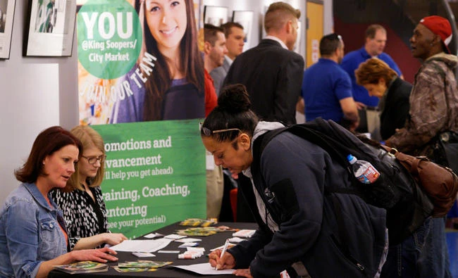 According to the US Labor Department, job openings fell 5 percent in May to 5.7 million. (Reuters)