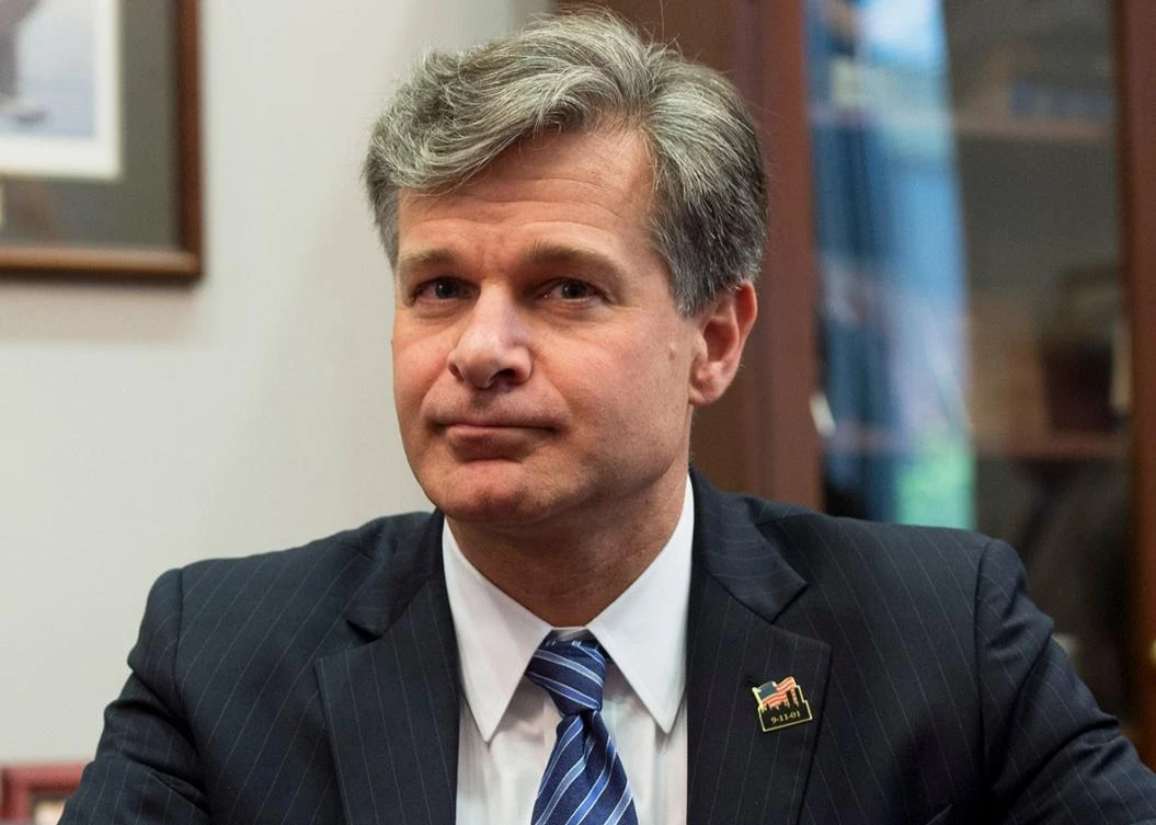 Christopher Wray, President Trump’s nominee for FBI director, before a meeting in Washington on June 29, 2017. (AFP)