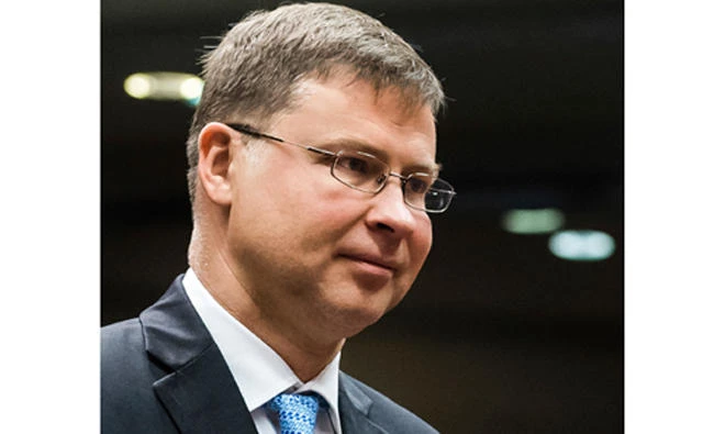 EU Commission Vice-President Valdis Dombrovskis. (AP)