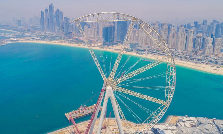 With a height of over 210 meters tall, Ain Dubai will be 75 meters taller than the iconic London Eye on the south bank of the River Thames in London. (Courtesy Meraas)