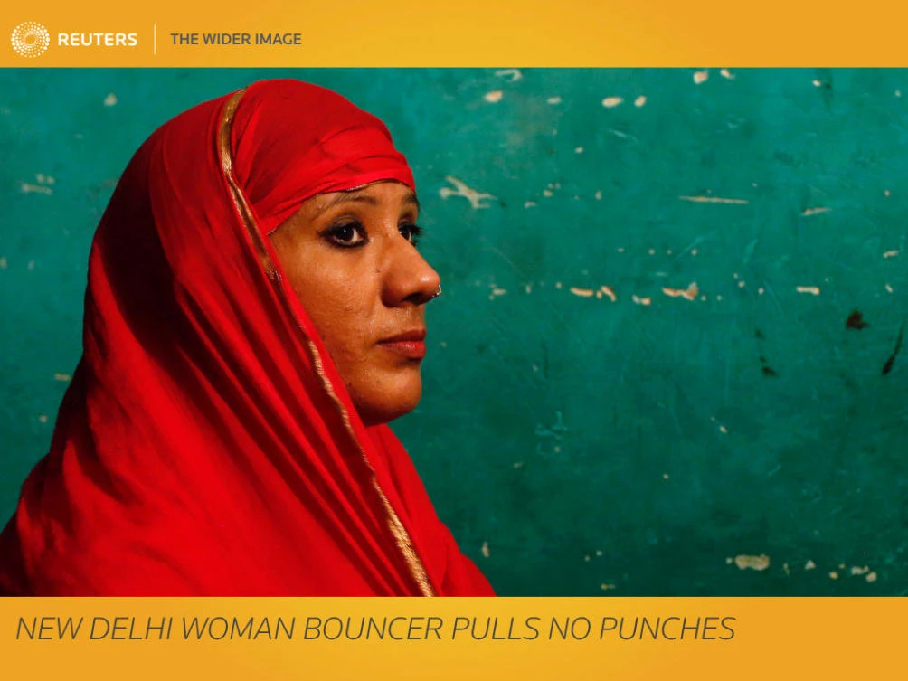 Mehrunnisha has been a bouncer for nearly a decade, and for the last three years, has done 10-hour night shifts at Social, which functions as a restaurant and co-working space seating 220 people by day, but morphs into a packed club at night. Now Mehrunnisha is expert in breaking up bar fights, frisking female customers, and uncovering illegal drugs. (REUTERS)
