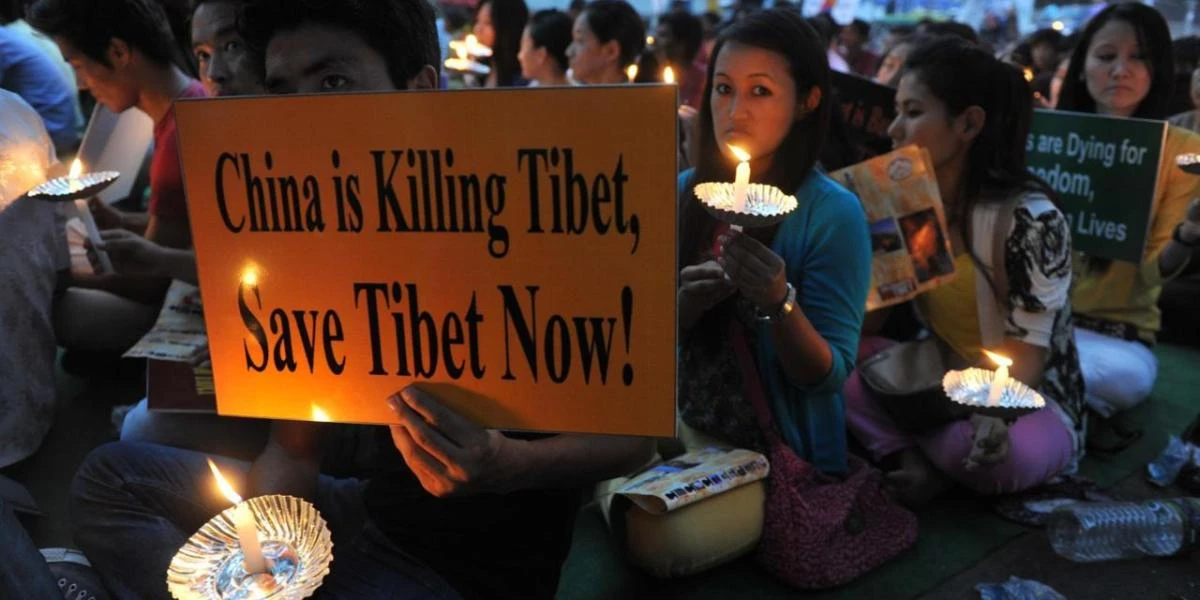 Regional Tibetan Youth Congress Tibet China. (AFP)