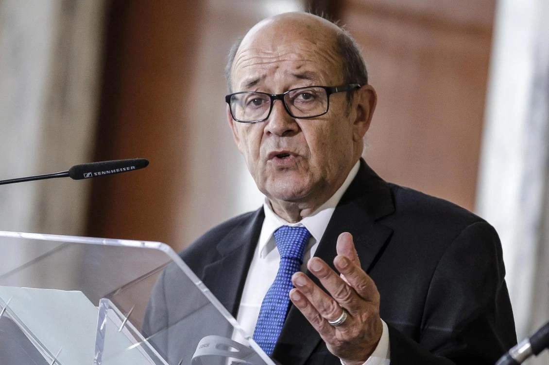 French Foreign Minister Jean-Yves Le Drian. (AP)