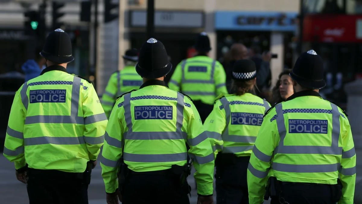 British police in London. (AFP)