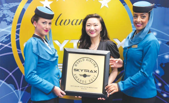 The award was presented at a ceremony held at the recent Paris Air Show.