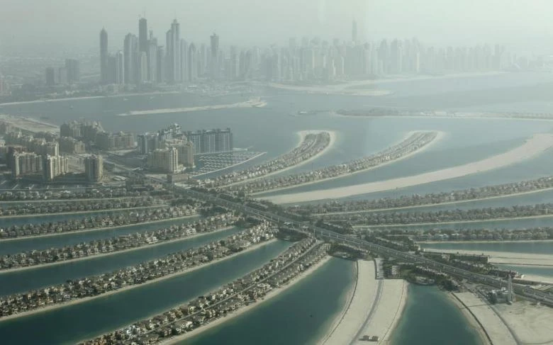 Dubai’s Palm Jumeirah could be the location for a new British reality TV show (Reuters)