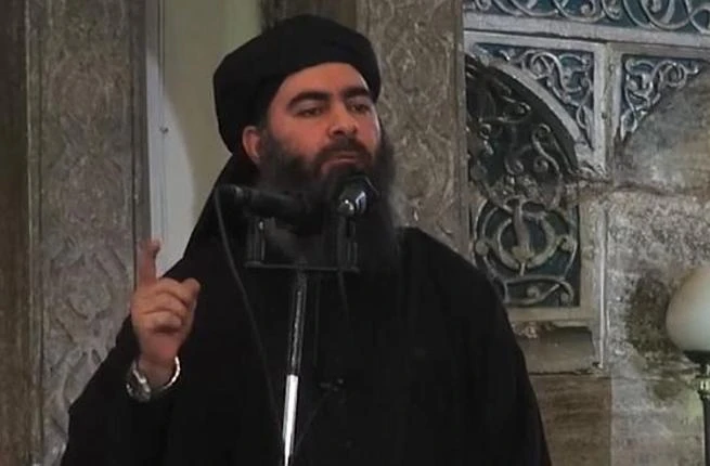 A screen grab of Abu Bakr al-Baghdadi addressing his followers. (AFP)
